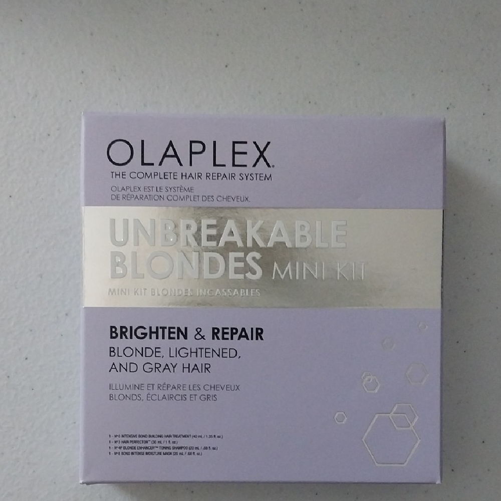 OLAPLEX Unbreakable Blondes Mini NIB 4 Piece Set